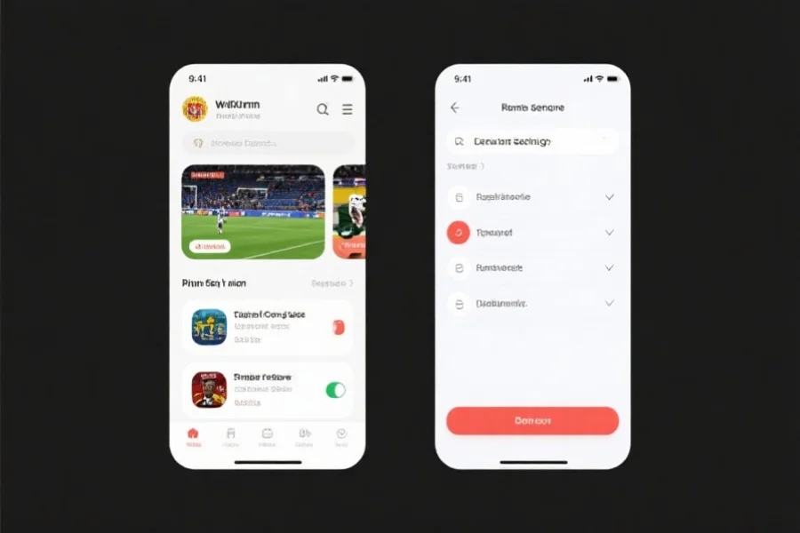 应用内展示不同体育赛事的提醒设置界面，用户可勾选感兴趣的比赛，界面简洁直观